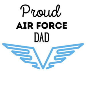 PROUD Air Force Dad Car Decal Sticker